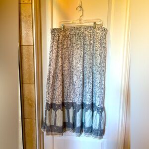 Wonderly Boho Maxi Skirt 2X